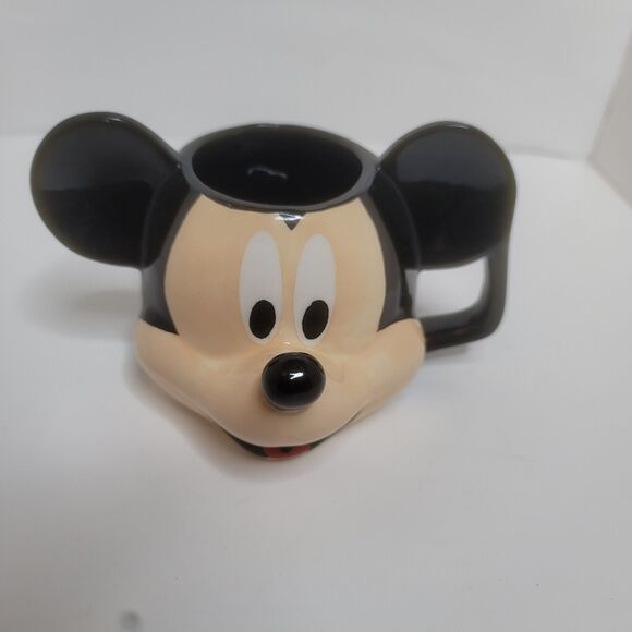 Mickey Mouse Sculpted Figural Head 3D Coffee Tea Mug Disney - Picture 1 of 6